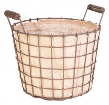 Rustic Wire Bushel Basket