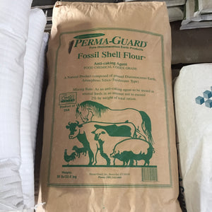 A large brown bag with illustrations of farm animals on the label. 
