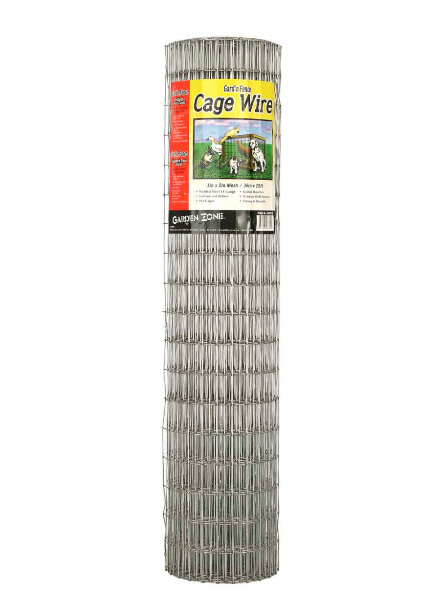 A rolled up silver wire fence.
