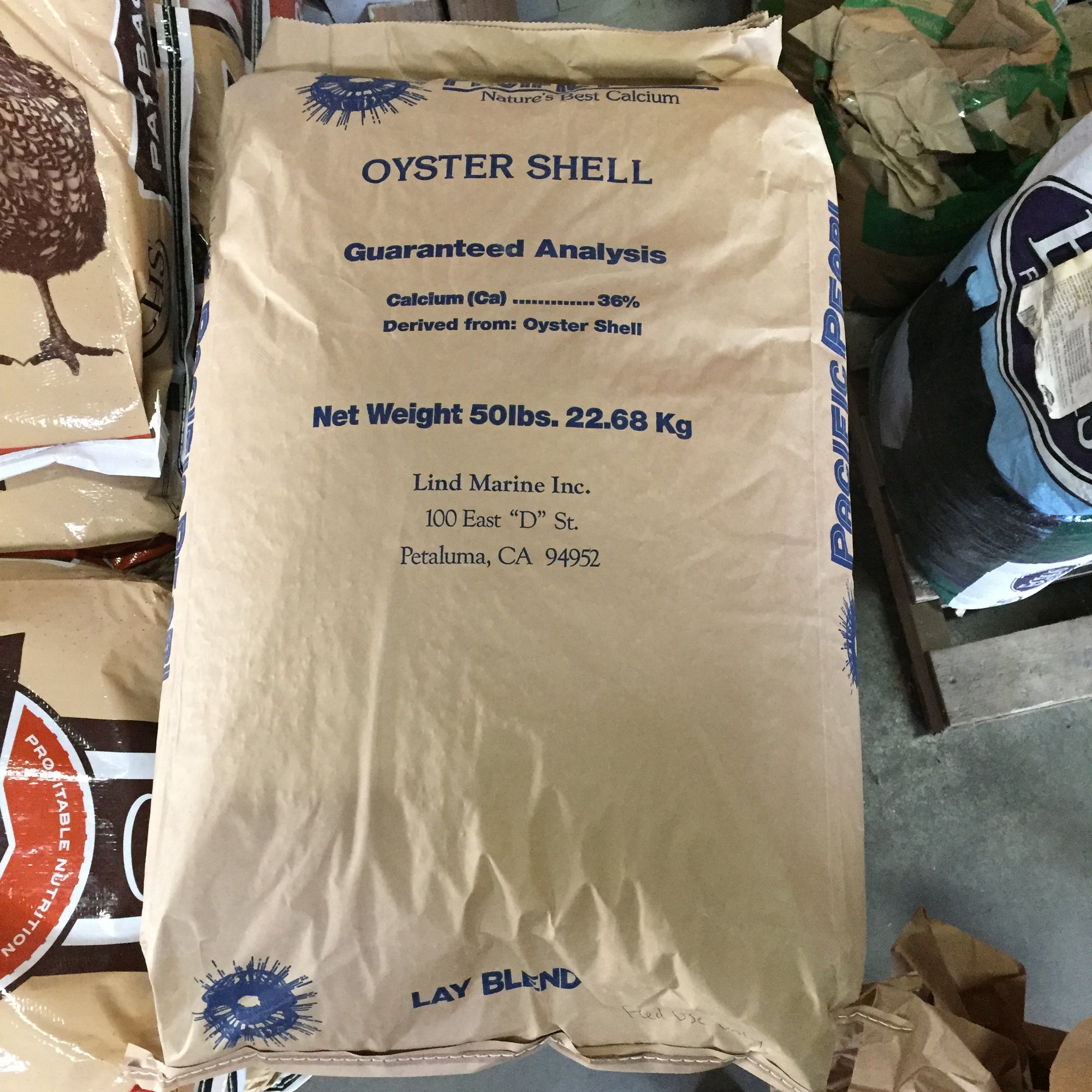 Oyster Shell - Lay Blend 50#