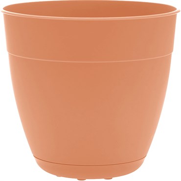 ocean plastic plant pots Bloem Dayton 12 in. W X 12 in. D Plastic Planter Coral