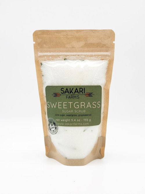 Sakari Botanicals Sweetgrass Sugar Scrub