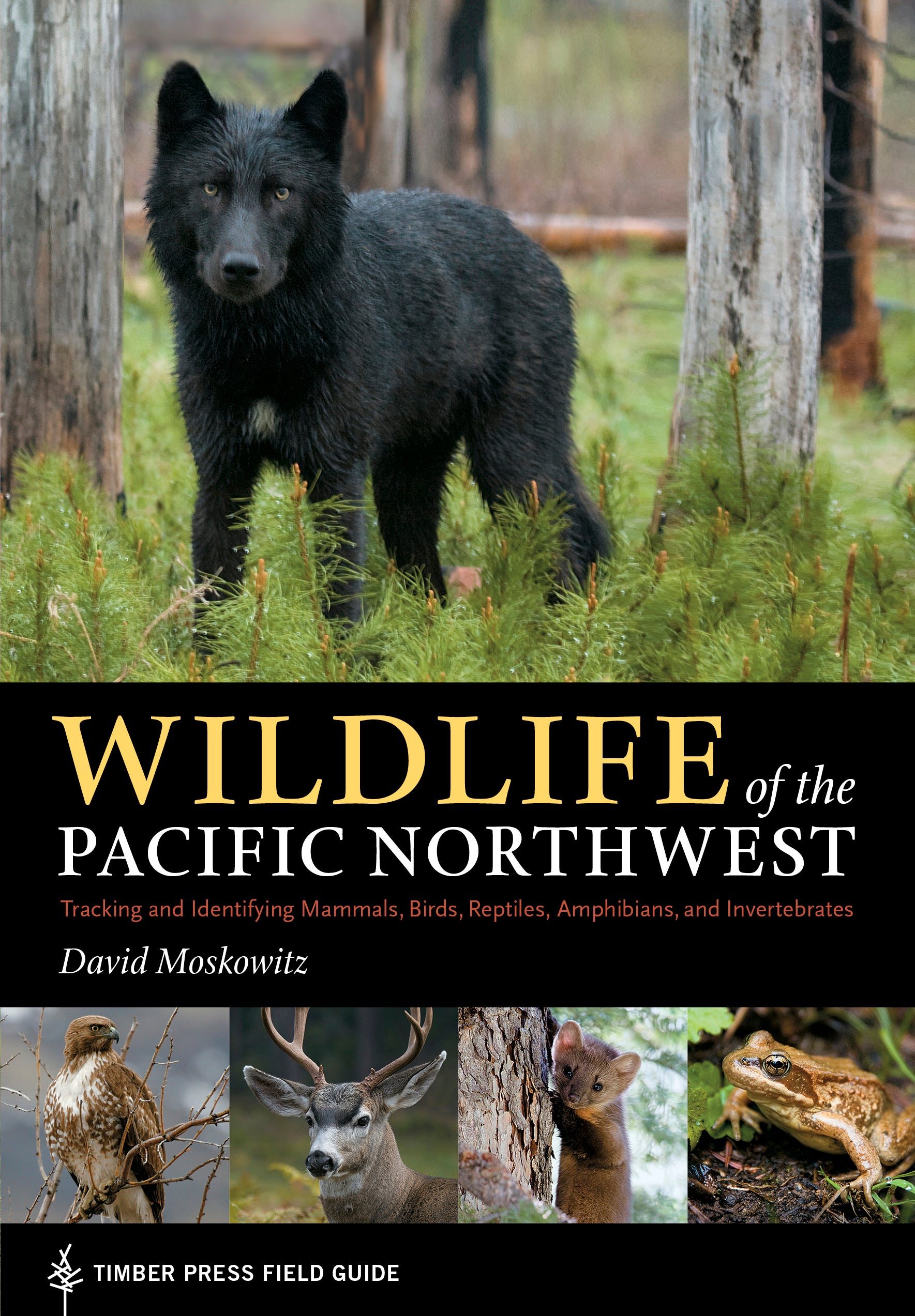 Several wildlife photos, including a wolf, deer, and hawk, decorate the cover.