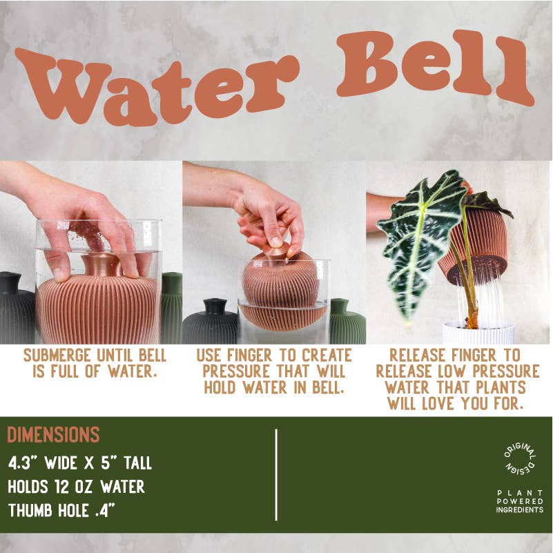3D Printed Water Bell Thumb Pot