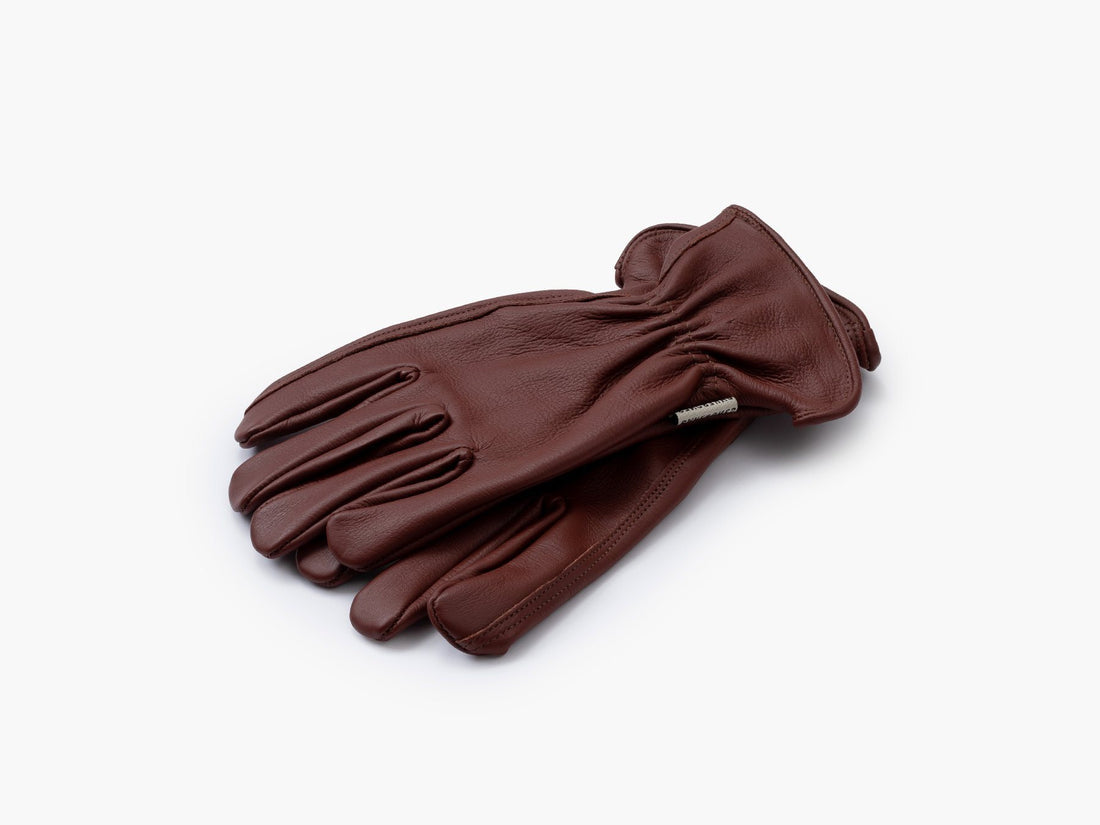 Cognac Work Gloves, Medium