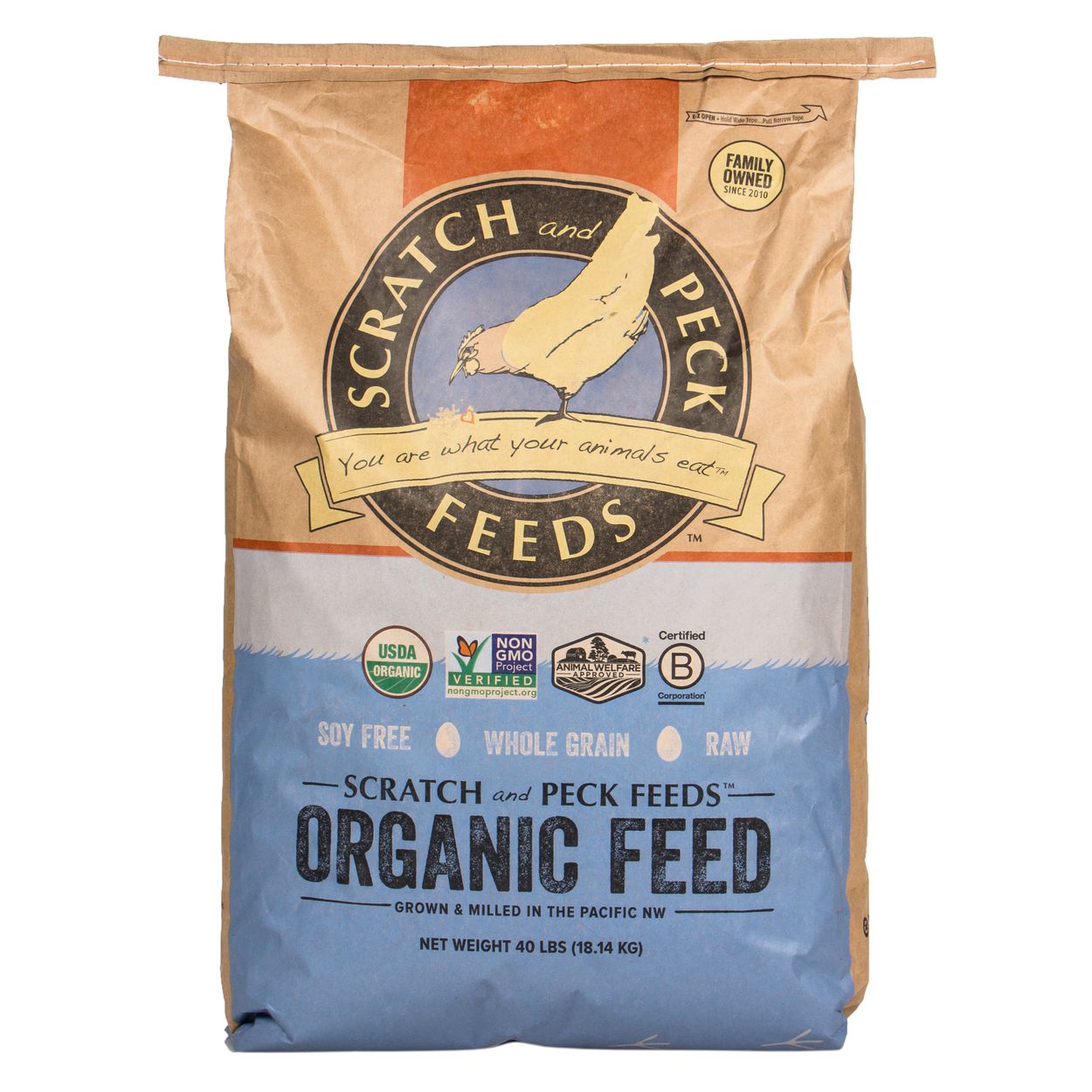Scratch & Peck Organic Cracked Corn