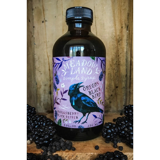 Oregon Blackbird Simple Syrup - Locally Made