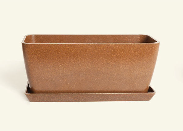 EcoForms Biodegradable Quadra Window Box Planter - SymbiOp Garden Shop