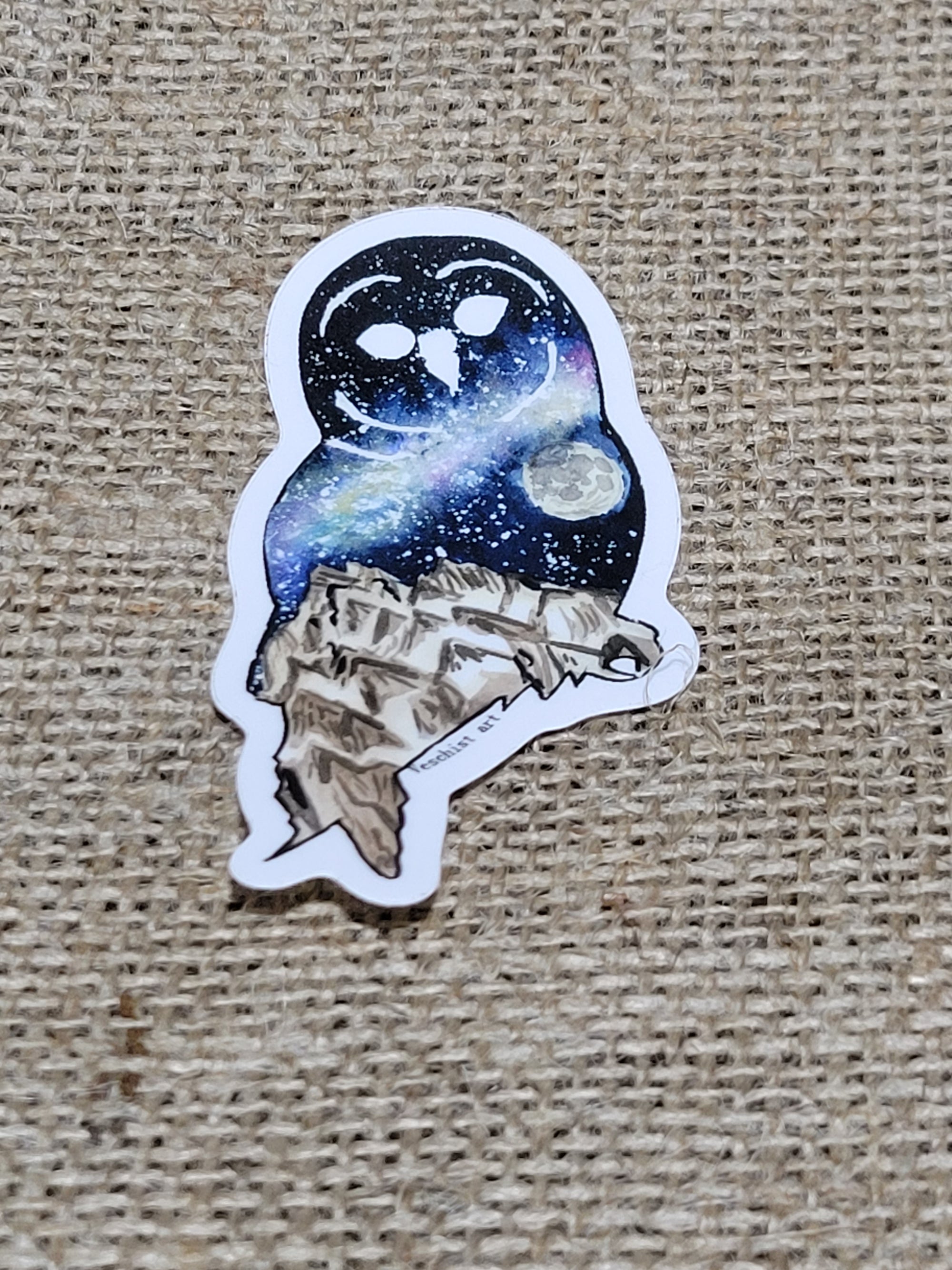 Mt Stuart / Northern Spotted Owl Sticker CC
